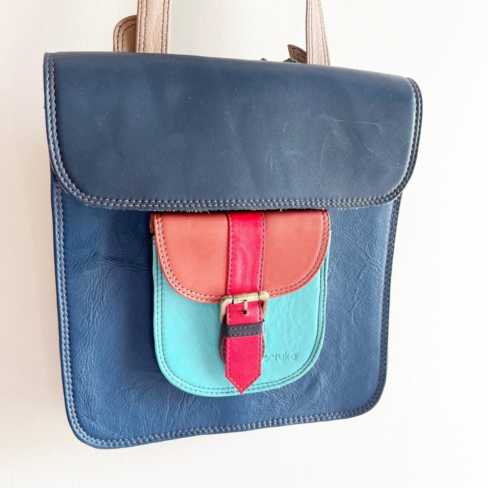 NWT Soruka Remi Convertible Leather Backpack Purse